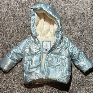 18-24 Month Blue Shine Cozy Puffer Coat